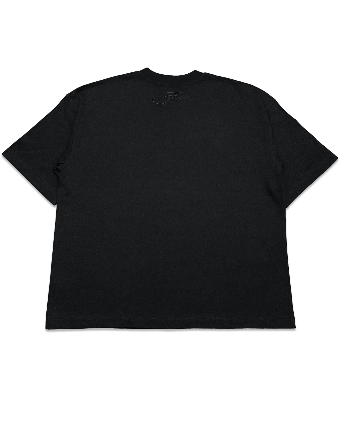 Signature blank tee Black