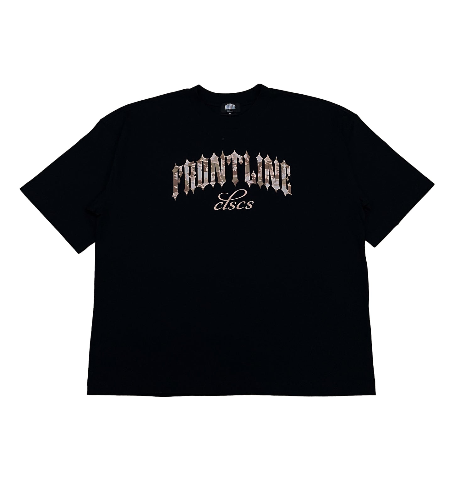 Digi camo wordmark tee
